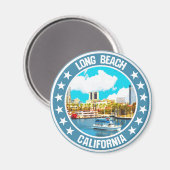 Long Beach Magnet (Vorderseite/Rückseite)