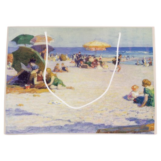 Long Beach (New Yorker Staat) Große Geschenktüte (Vorderseite)