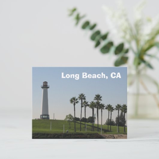 Long Beach Postcard! Postkarte (Stehend Vorderseite)