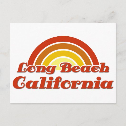 Long Beach Postkarte (Vorderseite)