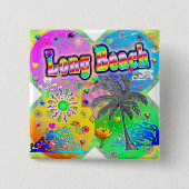 Long Beach Quadro Jahreszeiten Knopf Button (Vorderseite)