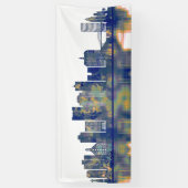 Long Beach Skyline Banner (Vertikal)