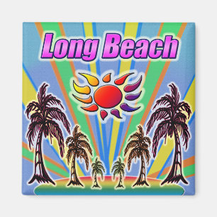 Long Beach Sommerliebe Magnet