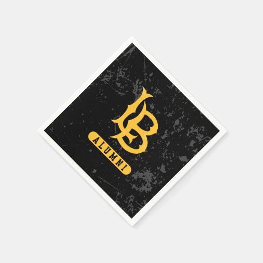 Long Beach Staat Alumni erschüttert Serviette (Ecke)