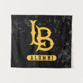 Long Beach Staat Alumni erschüttert Wandteppich (Vorderseite (Horizontal))