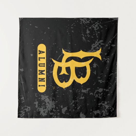 Long Beach Staat Alumni erschüttert Wandteppich (Vorderseite (Horizontal))