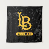 Long Beach Staat Alumni erschüttert Wandteppich (Vorderseite)