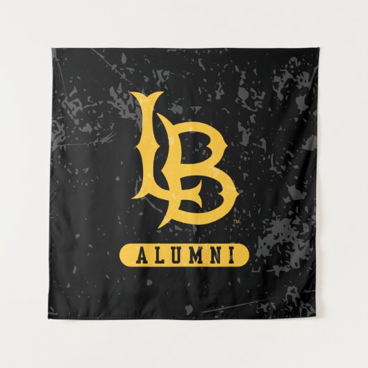 Long Beach Staat Alumni erschüttert Wandteppich (Vorderseite)