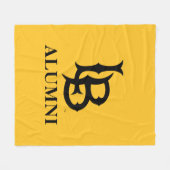 Long Beach Staat Alumni Fleecedecke (Vorderseite (Horizontal))