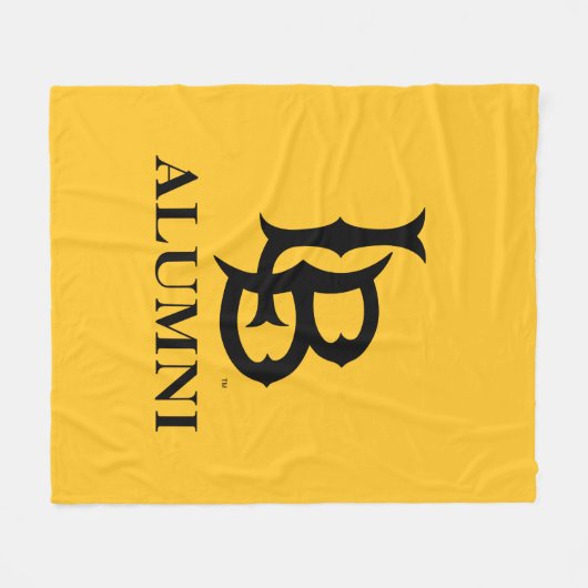 Long Beach Staat Alumni Fleecedecke (Vorderseite (Horizontal))