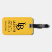 Long Beach Staat Alumni Gepäckanhänger (Rückseite horizontal)