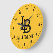 Long Beach Staat Alumni Große Wanduhr (Winkel)