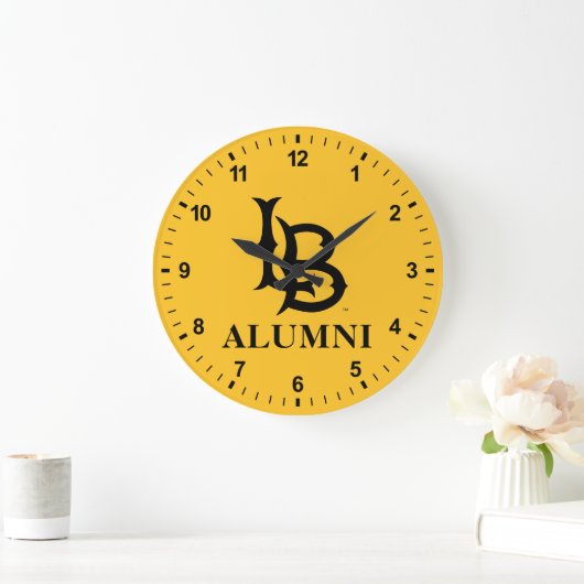 Long Beach Staat Alumni Große Wanduhr (Zuhause)