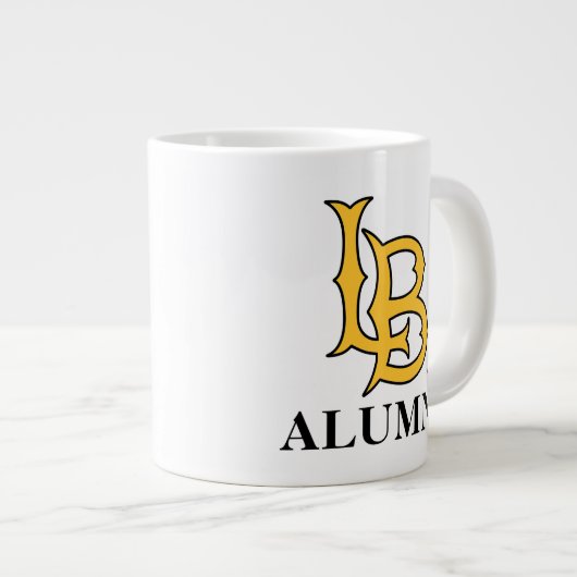 Long Beach Staat Alumni Jumbo-Tasse (Vorderseite Rechts)