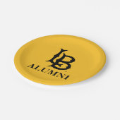 Long Beach Staat Alumni Pappteller (Schrägansicht)