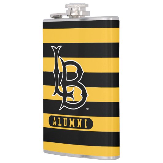 Long Beach Staat Alumni Streifen Flachmann (Links)