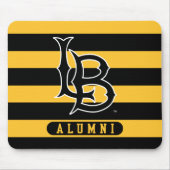Long Beach Staat Alumni Streifen Mousepad (Vorne)