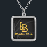 Long Beach Staat Basketball Versilberte Kette<br><div class="desc">Karo diese California Staat University Long Beach Designs! Zeigen Sie Ihren California Staatsstolz mit diesen neuen Universitätsprodukten. Diese Geschenke machen die perfekte Geschenke für den Long Beach Student, Alumni, Familie, Freund oder Fan in Ihrem Leben. Alle diese Zazzle-Produkte sind mit Ihrem Namen, Klassenzimmer oder Club individuell einstellbar. Los Long Beach!...</div>