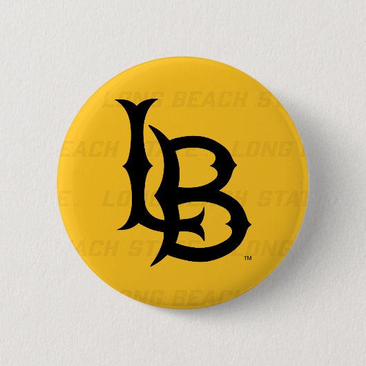 Long Beach Staat Button (Vorderseite)