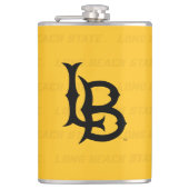 Long Beach Staat Flachmann (Vorderseite)