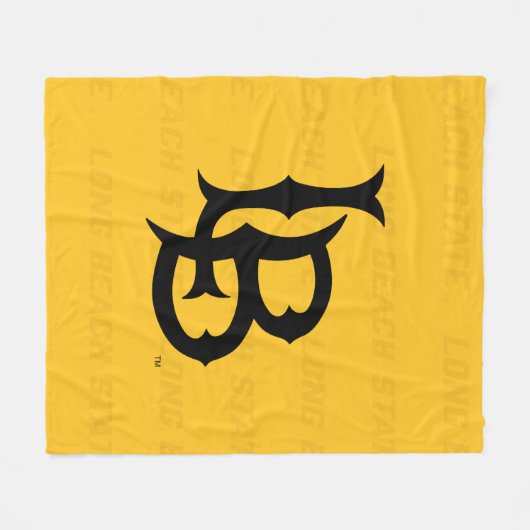 Long Beach Staat Fleecedecke (Vorderseite (Horizontal))