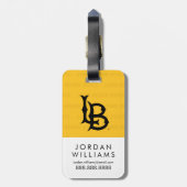 Long Beach Staat Gepäckanhänger (Rückseite vertikal)