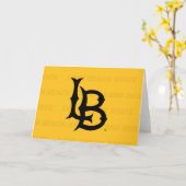 Long Beach Staat Karte (Gelbe Blume)