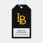 Long Beach Staat Logo Abschluss Geschenkanhänger (Rückseite)