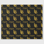 Long Beach Staat Logo Abschluss Geschenkpapier (Flach)