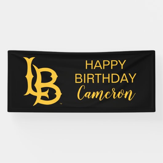 Long Beach Staat Logo Banner (Horizontal)