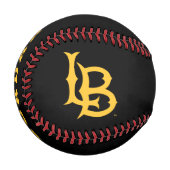 Long Beach Staat Logo Baseball (Vorderseite Links)