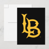 Long Beach Staat Logo Einladungspostkarte (Vorne/Hinten)