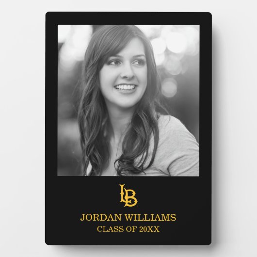 Long Beach Staat Logo Fotoplatte (Vorderseite)