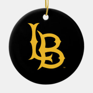 Long Beach Staat Logo Keramik Ornament