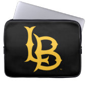 Long Beach Staat Logo Laptopschutzhülle (Vorderseite)
