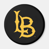 Long Beach Staat Logo Magnet (Vorne)