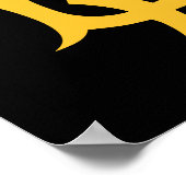 Long Beach Staat Logo Poster (Ecke)