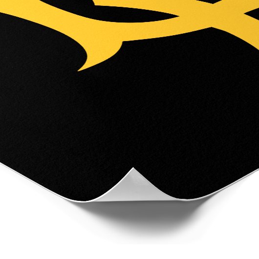 Long Beach Staat Logo Poster (Ecke)