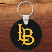 Long Beach Staat Logo Schlüsselanhänger (Vorderseite)