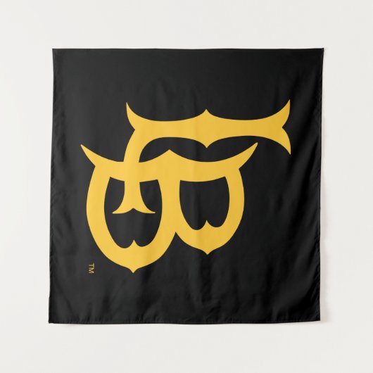 Long Beach Staat Logo Wandteppich (Vorderseite (Horizontal))