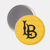 Long Beach Staat Magnet (Vorderseite/Rückseite)