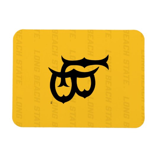 Long Beach Staat Magnet (Horizontal)