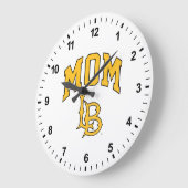 Long Beach Staat Mama Große Wanduhr (Winkel)