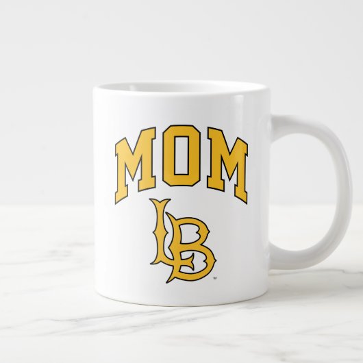 Long Beach Staat Mama Jumbo-Tasse (Rechts)