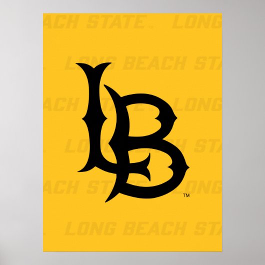 Long Beach Staat Poster (Vorne)