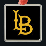 Long Beach State Logo Ornament Aus Metall<br><div class="desc">Check out these California State University Long Beach designs! Show off your California State Pride with these new University products. These make the perfect gifts for the Long Beach student, alumni, family, friend or fan in your life. All of these Zazzle products are customizable with your name, class year, or...</div>