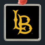 Long Beach State Logo Ornament Aus Metall<br><div class="desc">Check out these California State University Long Beach designs! Show off your California State Pride with these new University products. These make the perfect gifts for the Long Beach student, alumni, family, friend or fan in your life. All of these Zazzle products are customizable with your name, class year, or...</div>