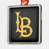 Long Beach State Logo Ornament Aus Metall (Links)