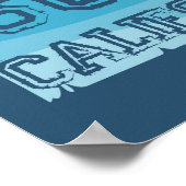 Long Beach Surf Kalifornien Poster (Ecke)