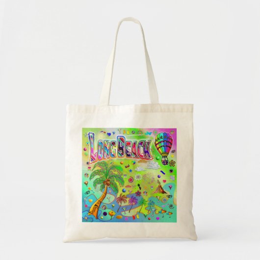 Long Beach Timeless Melody Tote Bag Tragetasche (Vorne)
